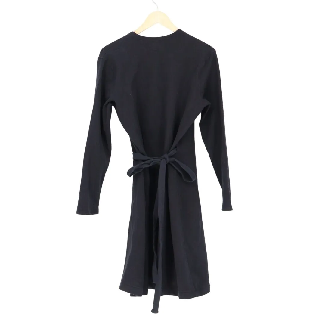 American Giant Women's Wrap Dress Size M Made In USA Black Size M - Image 5