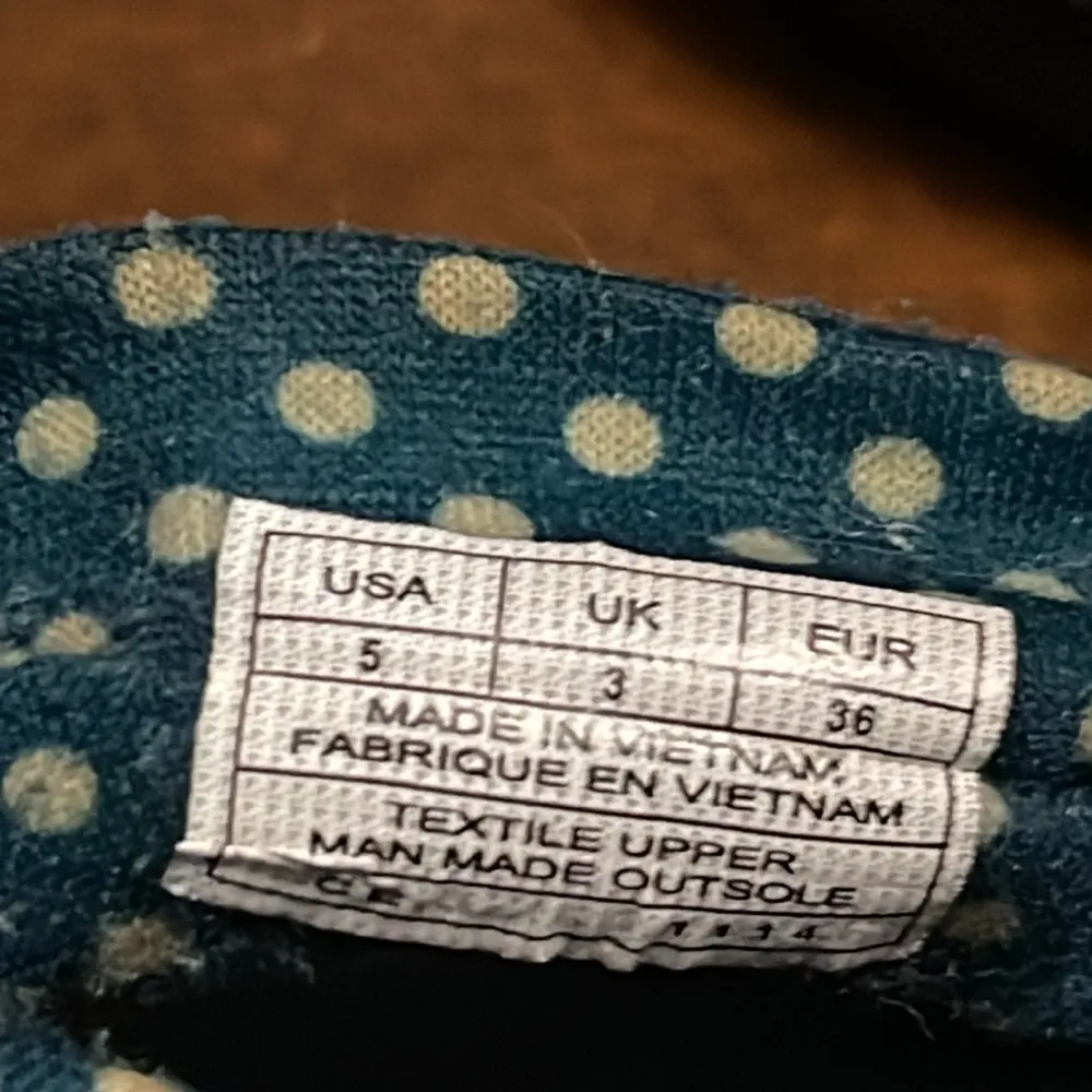 SANUK woman’s sz 5 YOGA SLINGER Teal Dots YOGA MAT FOOTBED THONG SANDALS - Image 6