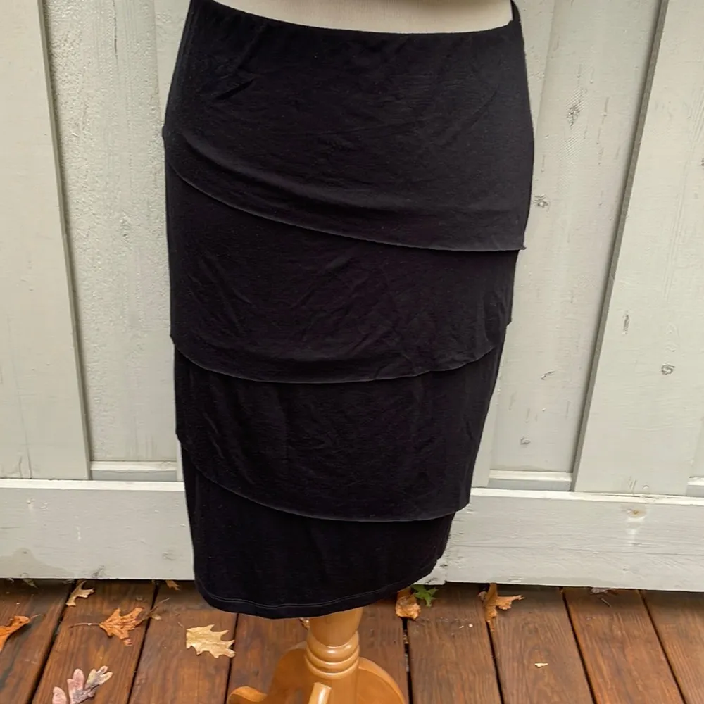 Design 365 Bandage Skirt Black Stretch Cotton Blend With Spandex Size M Size M - Image 4