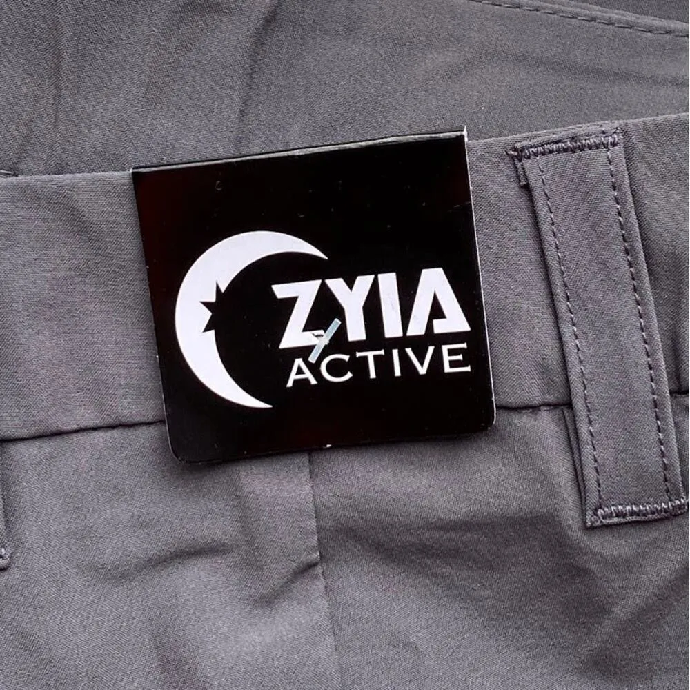 NWT ~ ZYIA Gray Clubhouse Activewear Athleisure Golf Shorts ~ Women's Size XS - Image 4