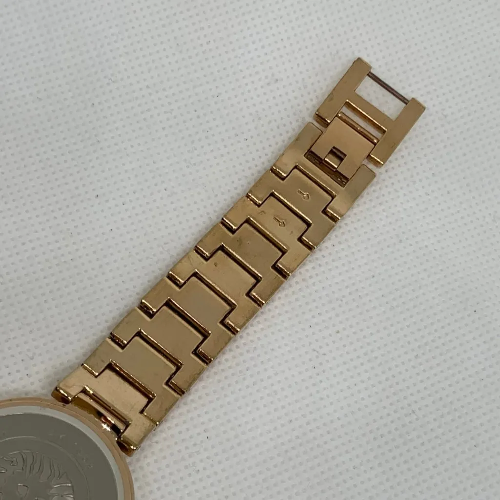 Anne Klein Diamond rose gold dial tone watch 32mm round quartz up to 7” running - Image 7