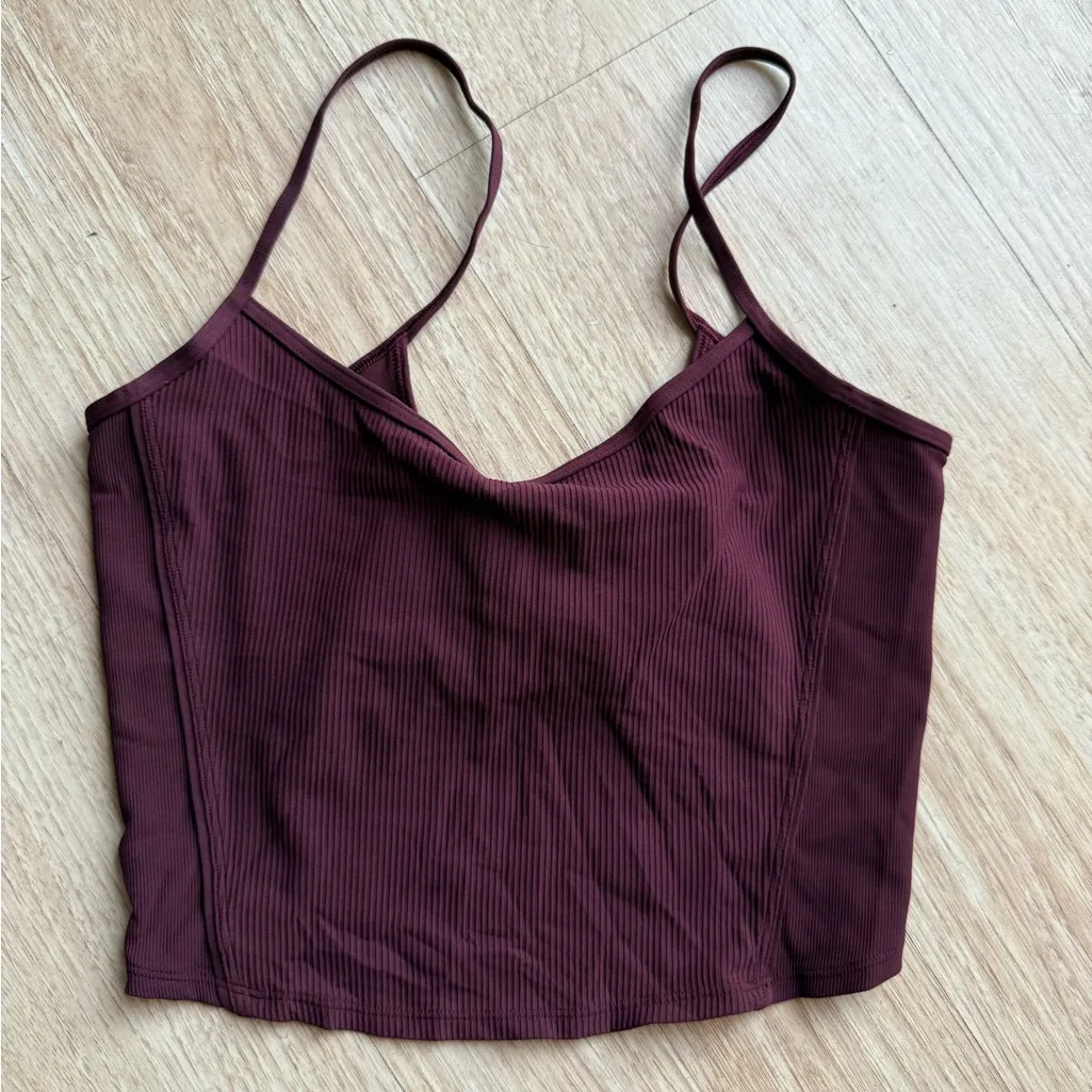 Lululemon Daily Lineup Tank Cassis Size 8 - Image 4
