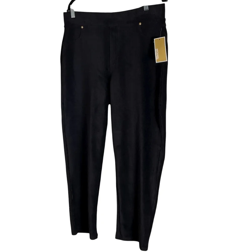 Michael Kors Black Straight Ankle Pull On High-Rise Size 1X - Image 10