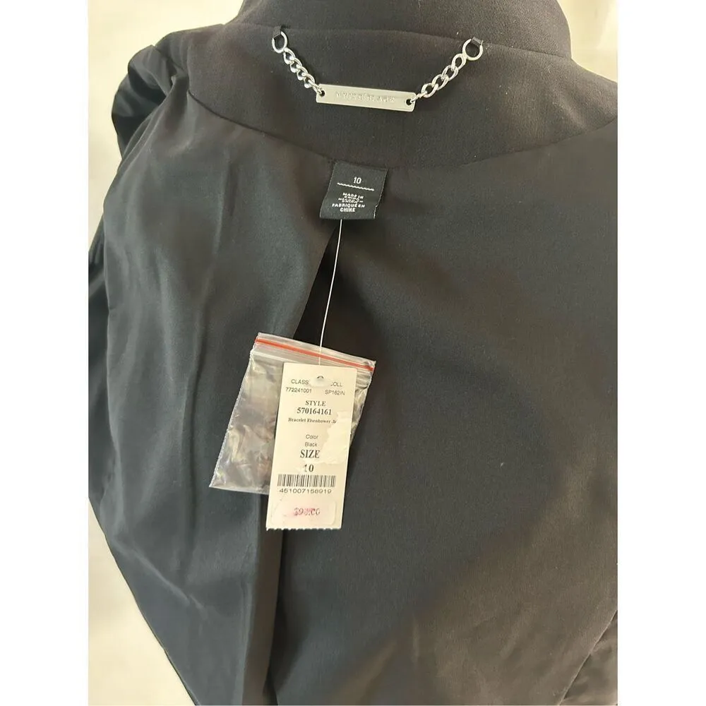 White House black market black blazer cut off size 10 - Image 4