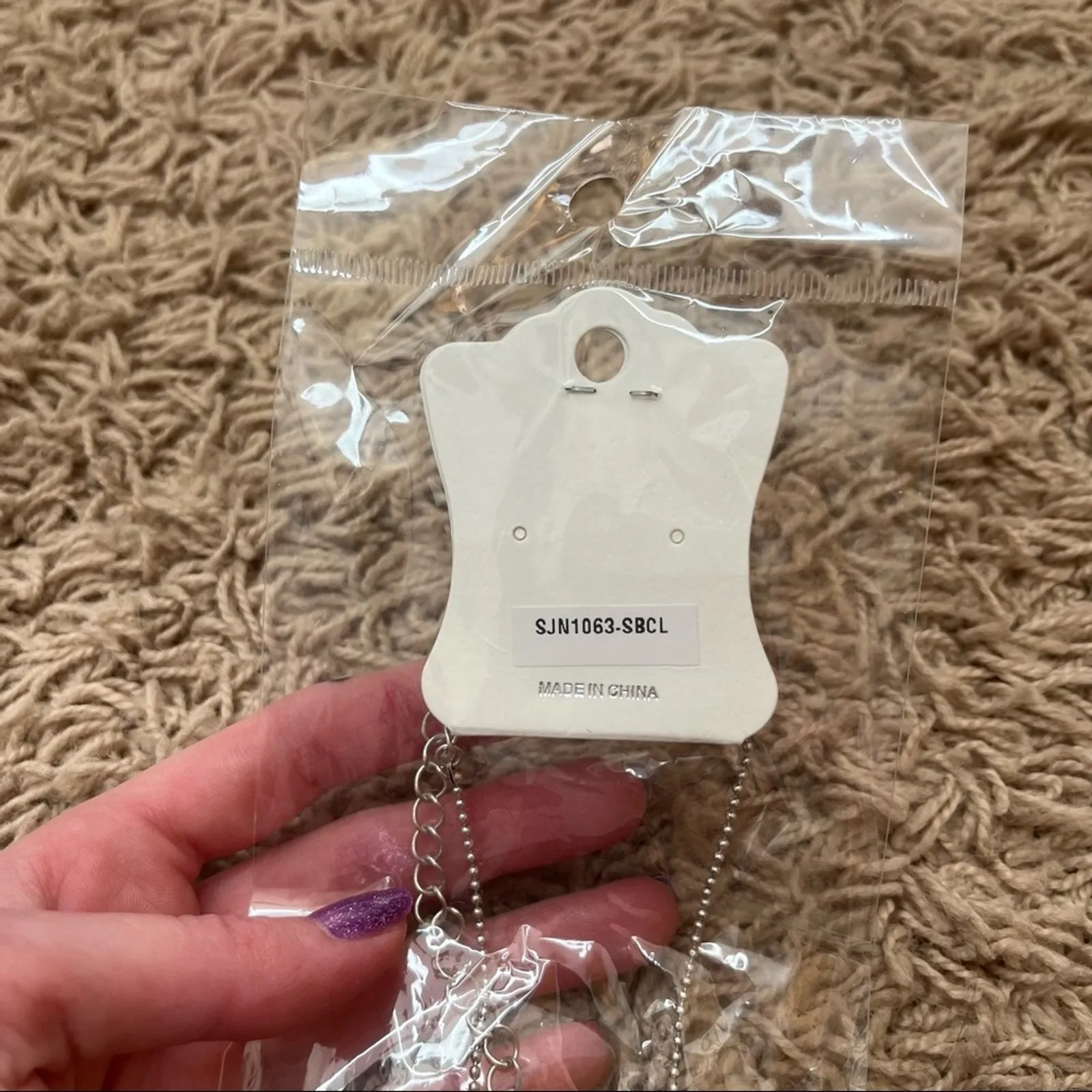 NEW! Fashion Jewelry Lakegirl Necklace Silver - Image 6