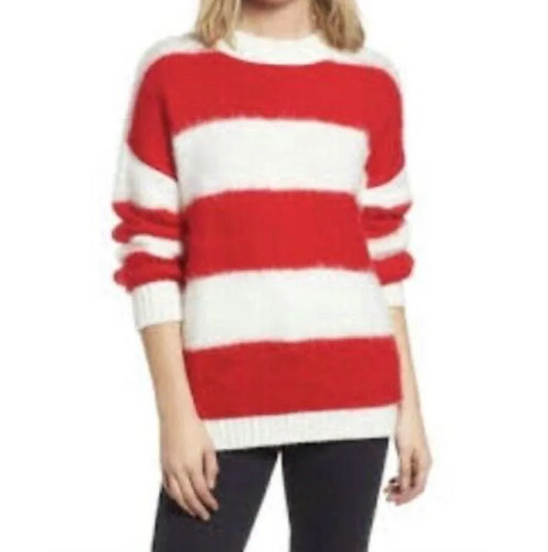 Nordstrom Oversized Striped Sweater XS - Image 2