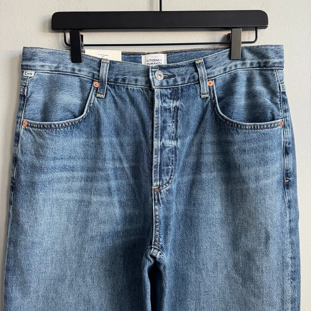 NEW Citizens of Humanity Annina Trouser Jeans in Pinnacle Wash Size 30 - Image 5