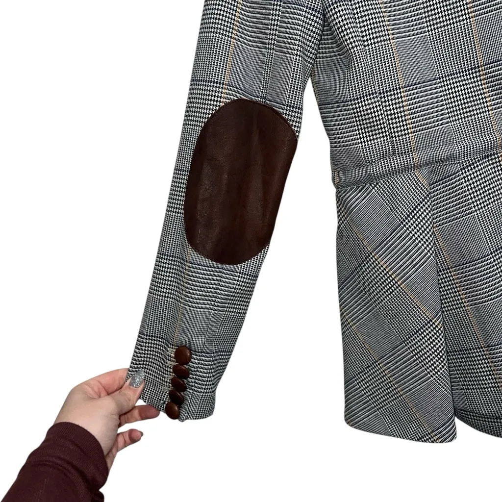 NEW NWT Veronica Beard Joshua Dickey Blazer Jacket In White Multi Houndstooth - Image 11