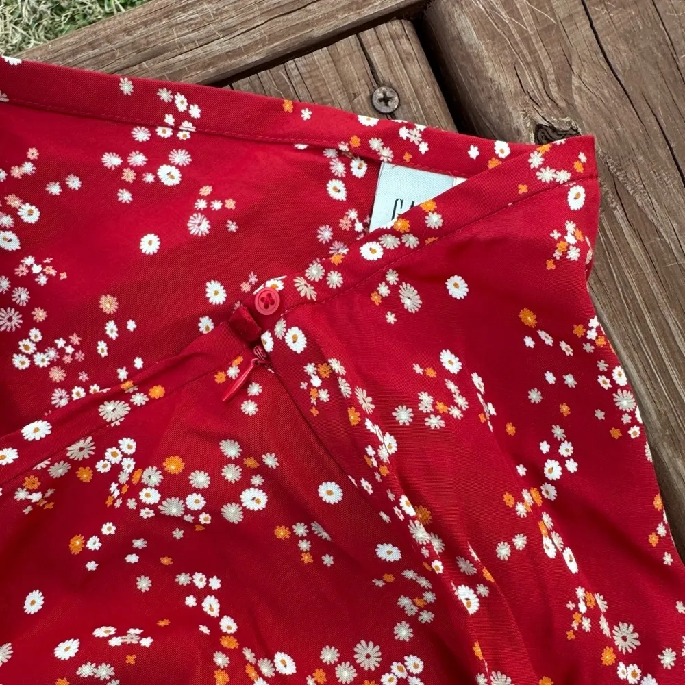 Vintage 90s Gap daisy chain mini skirt Size 12 - Image 5