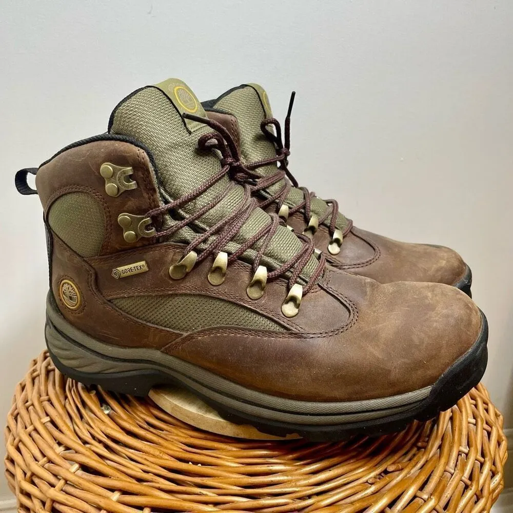 Timberland Chocorua BOOTS Gore-tex Hiking Womens Shoes 15631 Sz 10 Brown Leather - Image 8