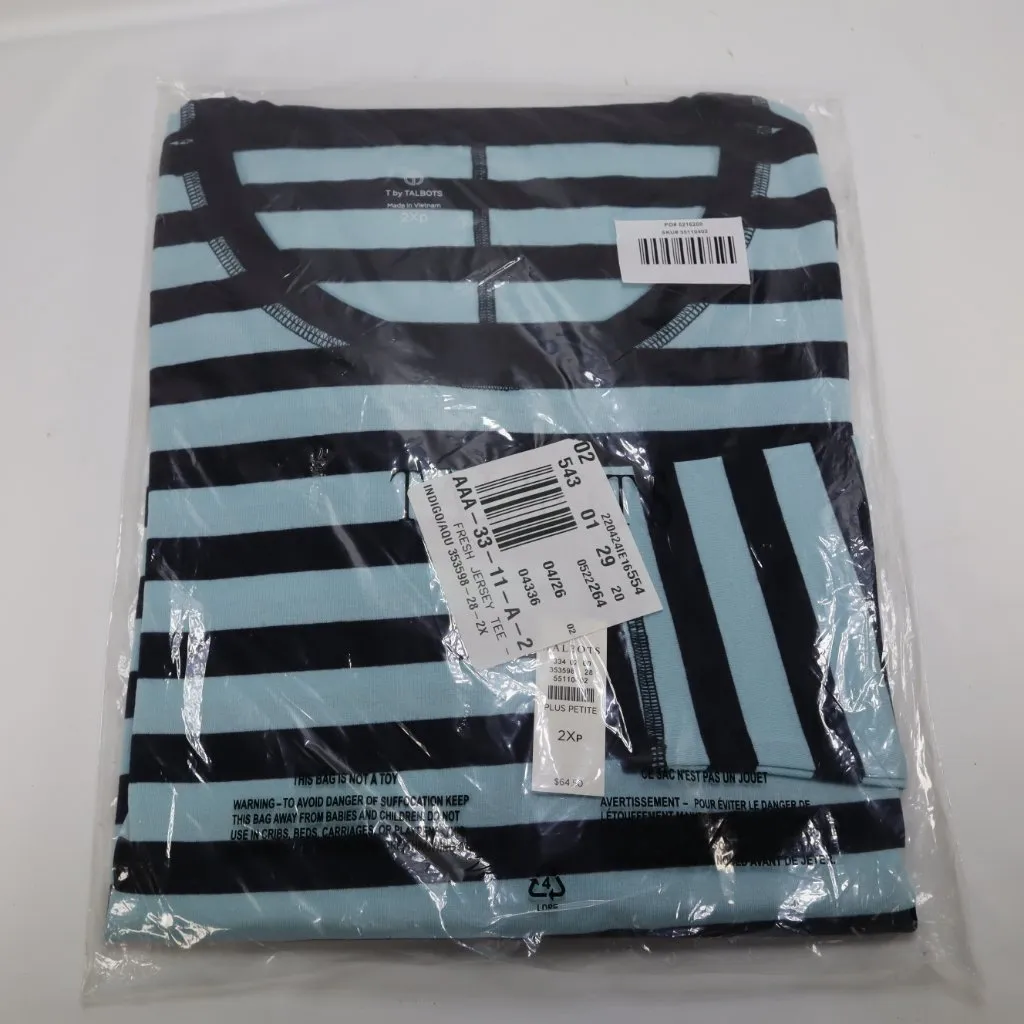 Bundle Lot of 4 New Talbots Long Sleeve Shirts Striped Size 2XP Petite 2X‎ - Image 5