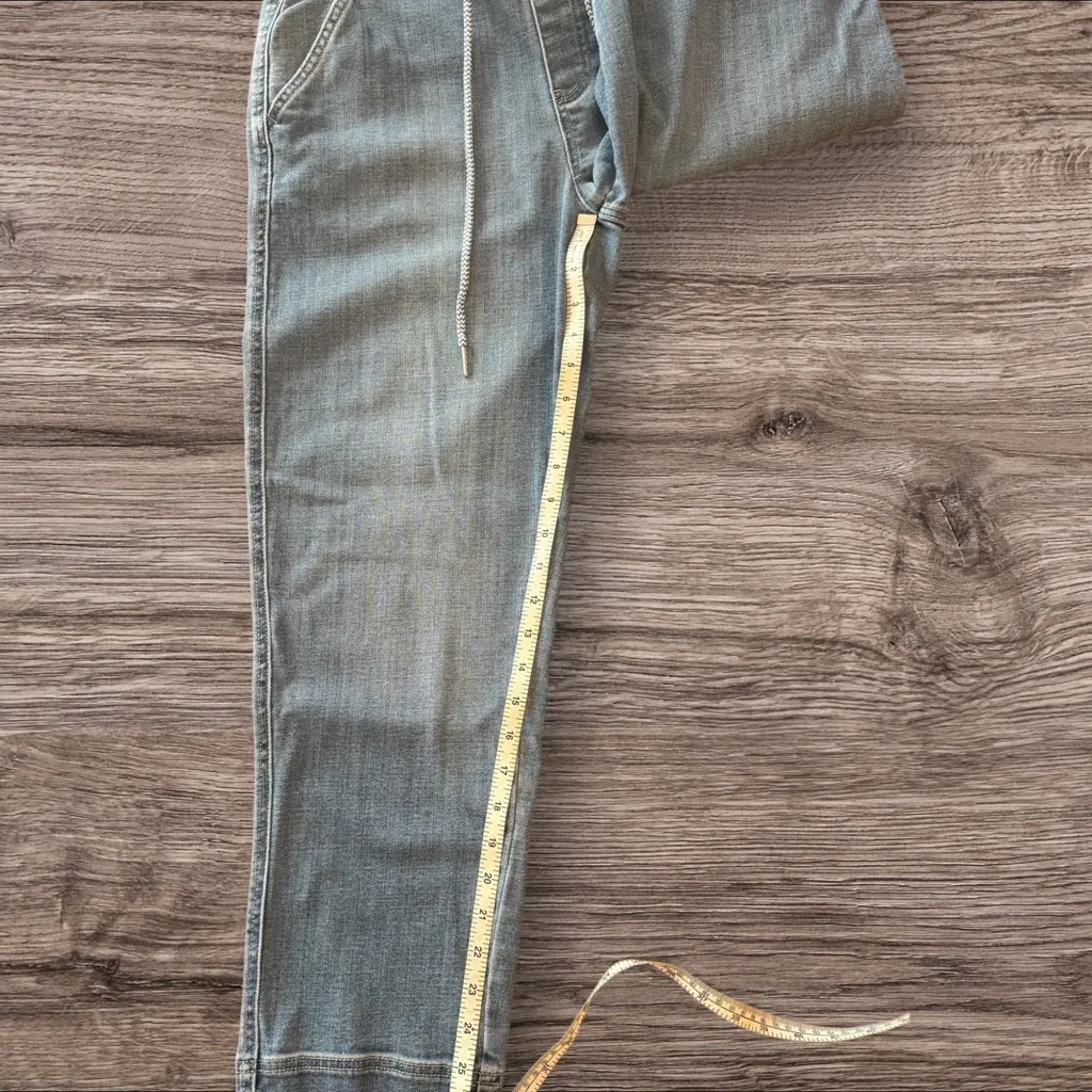 LIVERPOOL Rascal Park Canyon Pull-On Tie Front Denim Pants 8/29 - Image 9