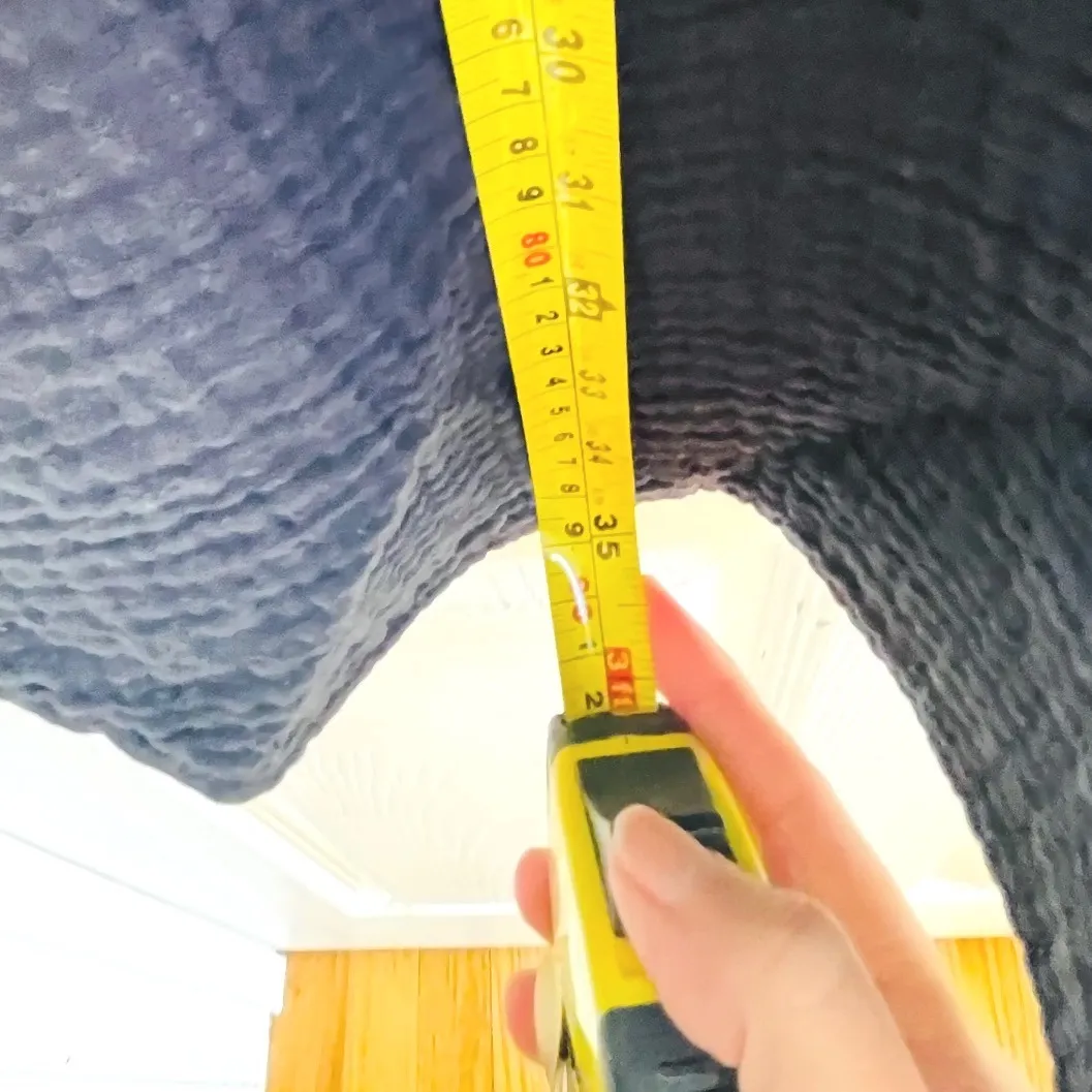 J Jill Navy Blue Crinkle Gauze Collared Shirt Dress Size S Short Sleeve Button - Image 9