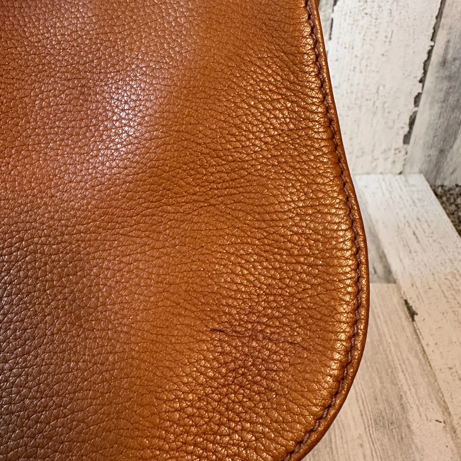 Vintage Coach (1990s) Sonoma Flap Bag 4903 British Tan Leather | Made in USA - Image 5