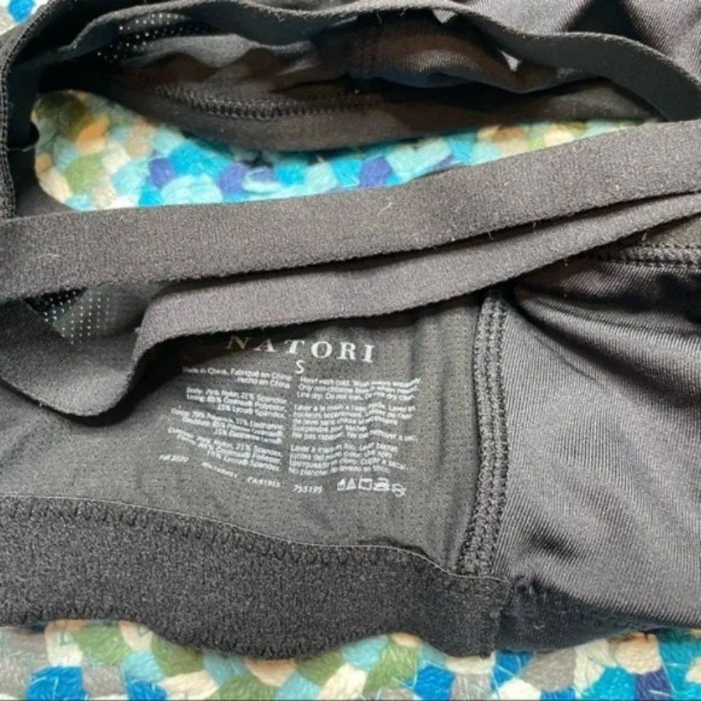 Natori Brabar Soft Convertible Cami Bralette Comfy NWT sz Small Black - Image 6