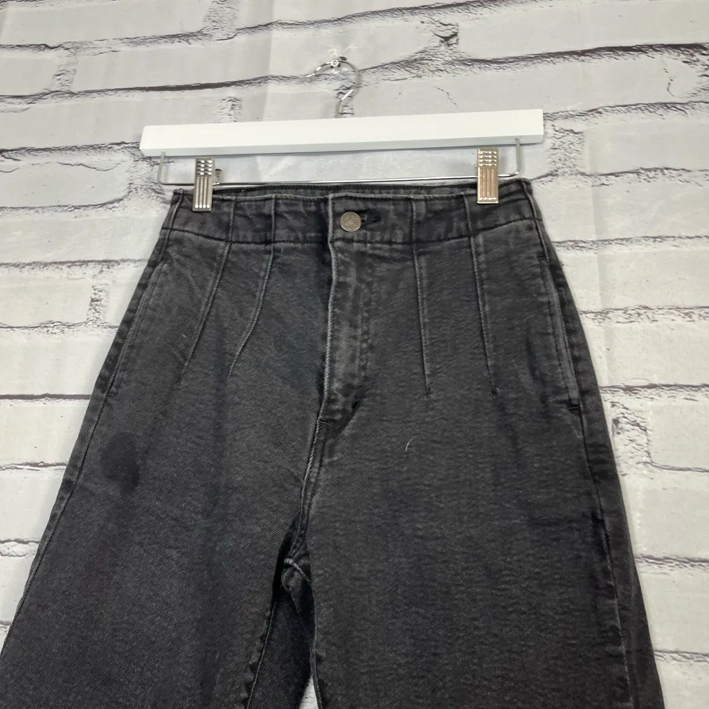 Levi’s Black High-Waist Tapered Jeans 25x29 Y2K Streetwear Mom Jean Vintage 90s - Image 6