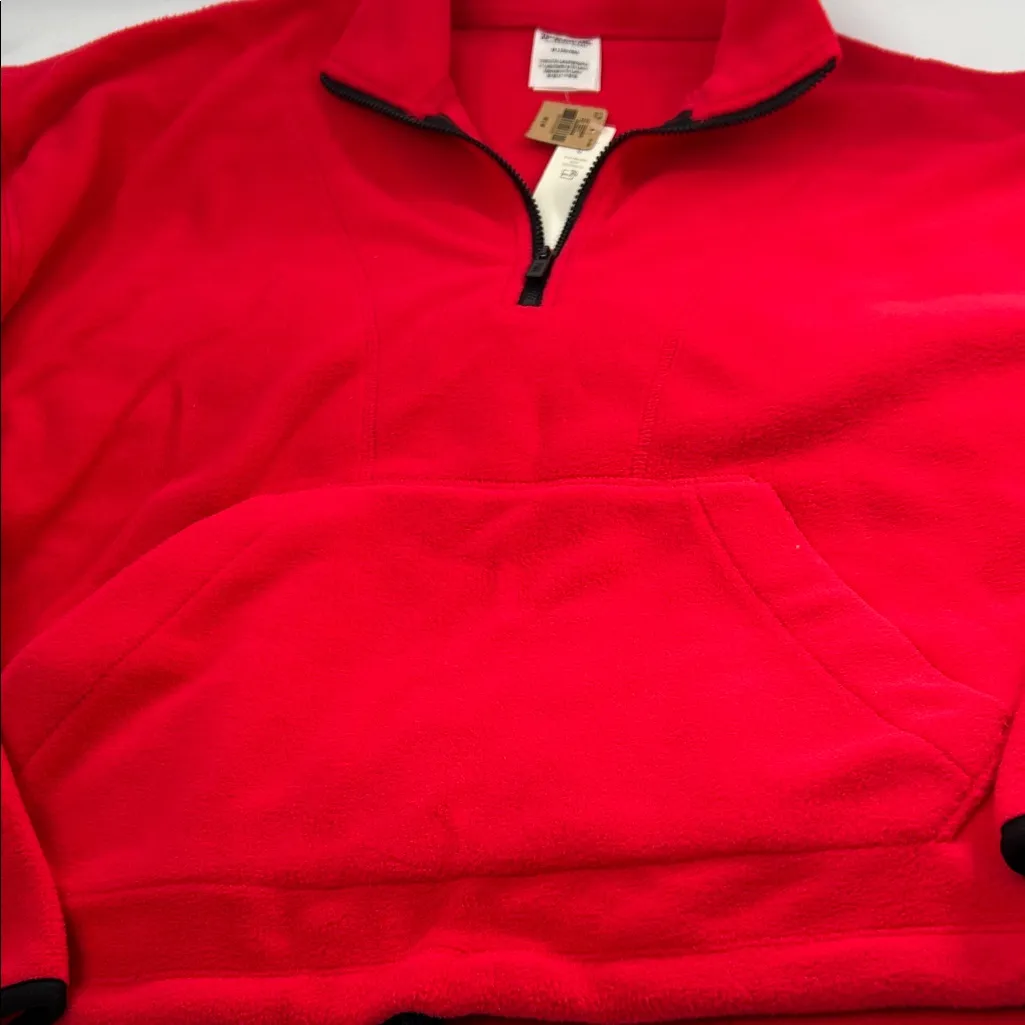 PINK Victoria's Secret Women's Bright Red Bomber Jacket - Image 13