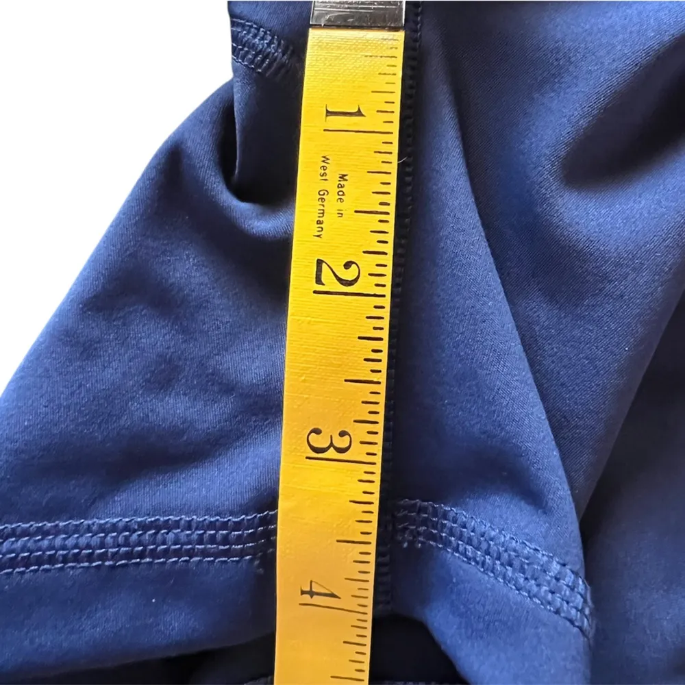 Adidas Women’s Techfit 4” Volleyball Shorts Spandex Navy Sz M Training Running - Image 5