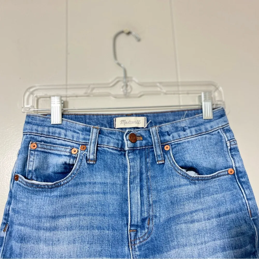 Madewell Jeans Womens The High Rise Slim BoyJean Size 24 - Image 4