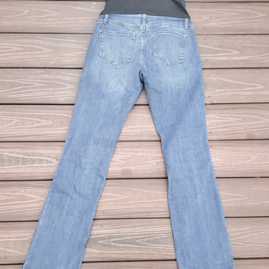 Sonoma  Women's Dark Blue Boot cut Leg Maternity Jeans Size 2 - Image 5