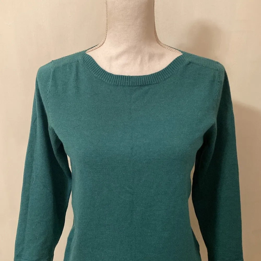 Dark Teal Sweater Top - Image 3