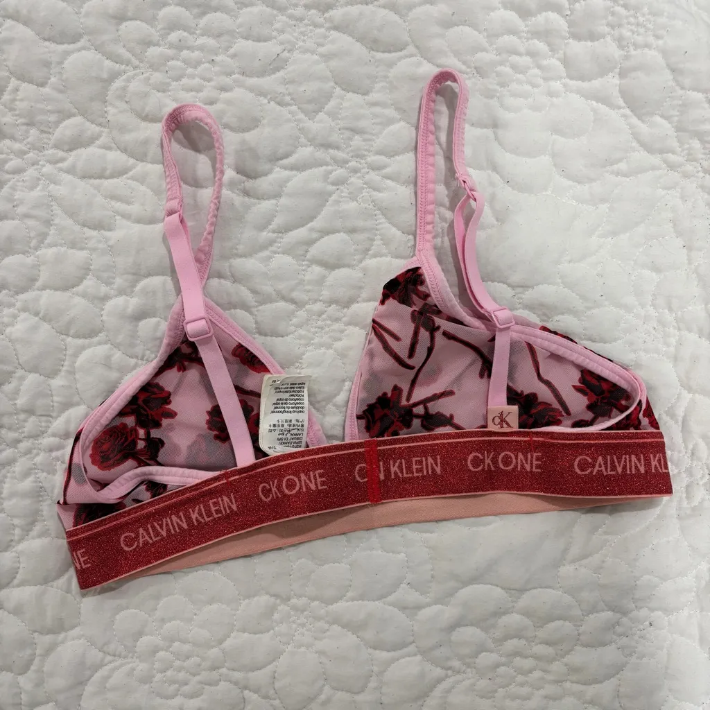 Calvin Klein CKOne Rose Bralette - Image 2