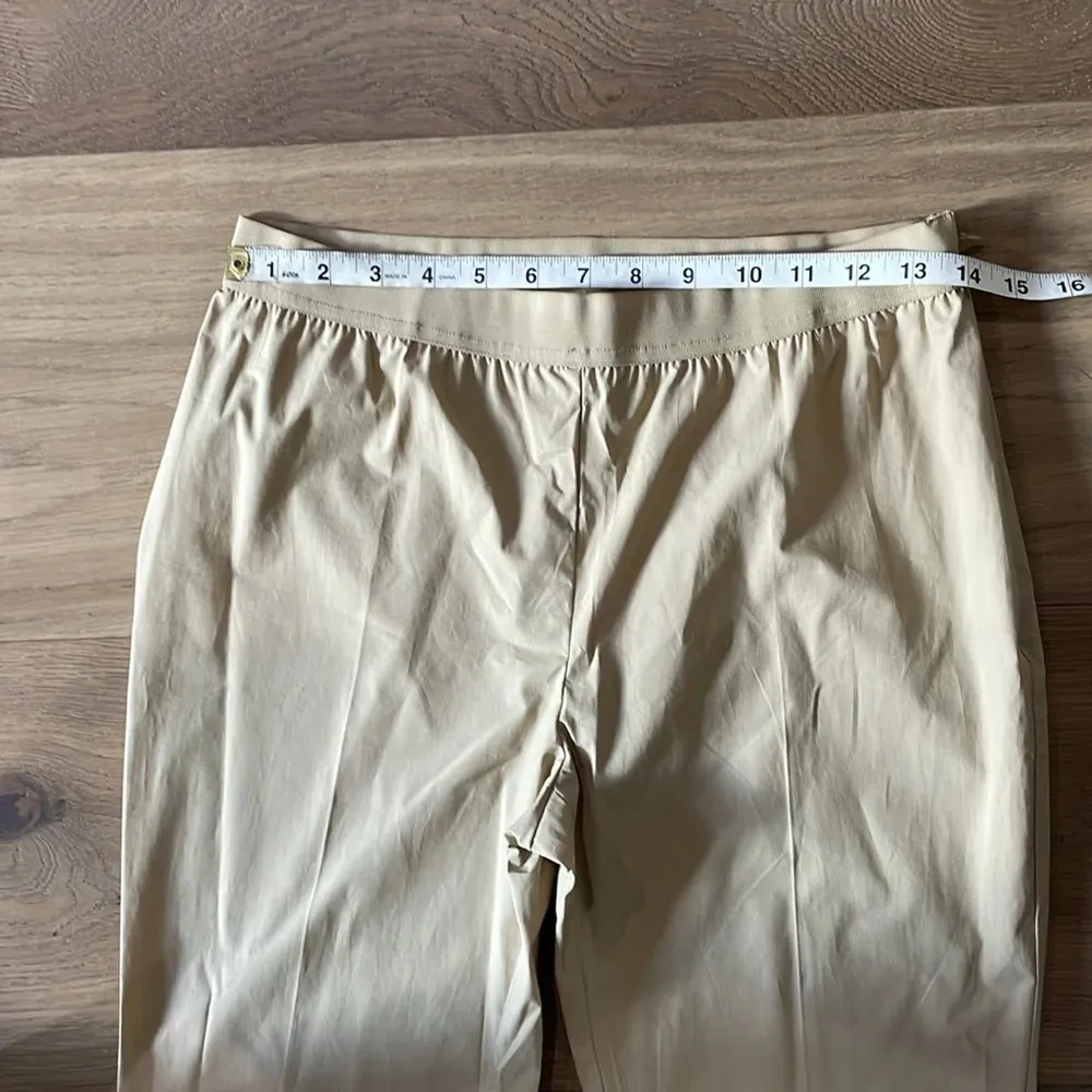 Twinset Milano Kakhi Casual Trousers Pants NWT Size 42, USA 6 - Image 4