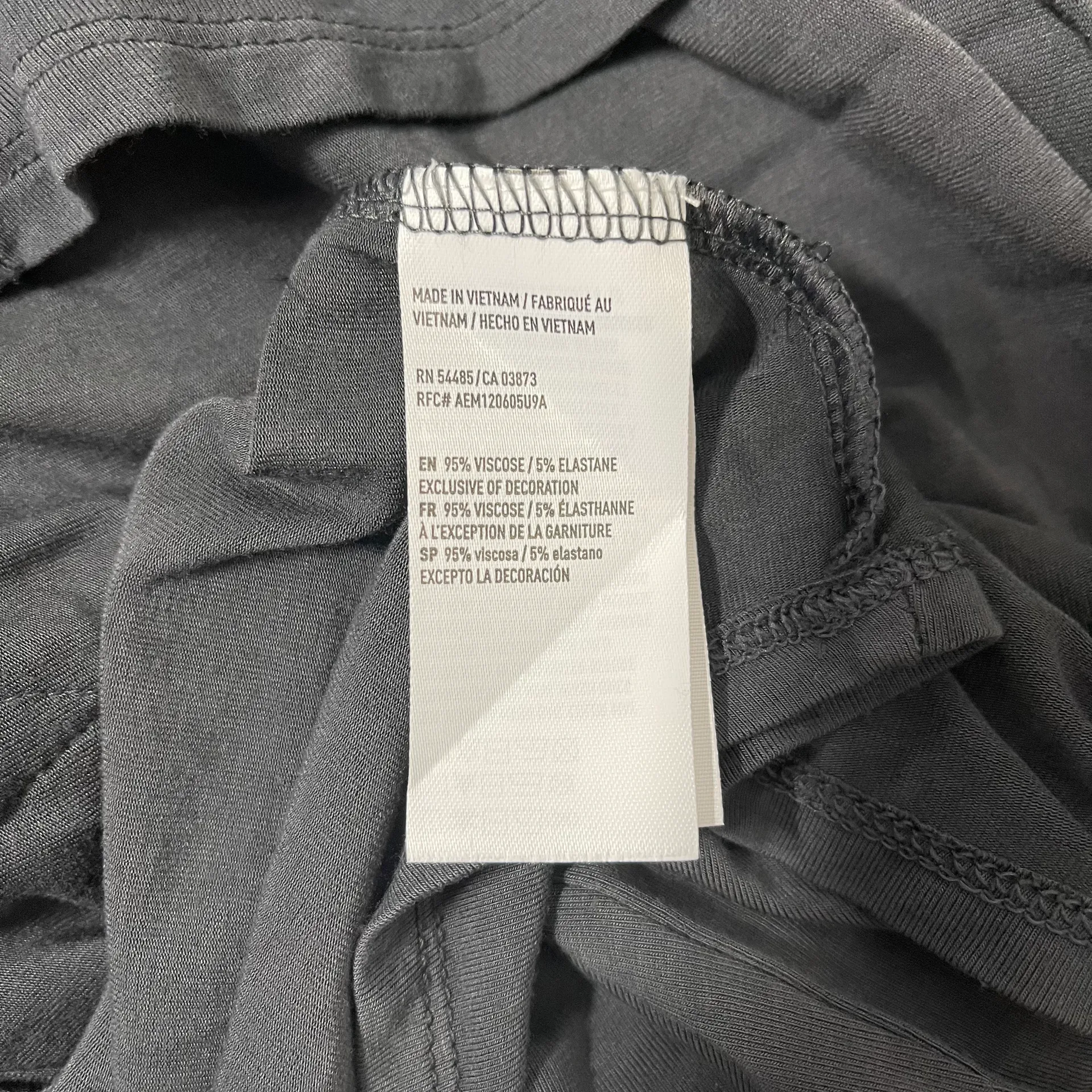 American Eagle Soft & Sexy Gray Lace Strappy Front Top - Image 11