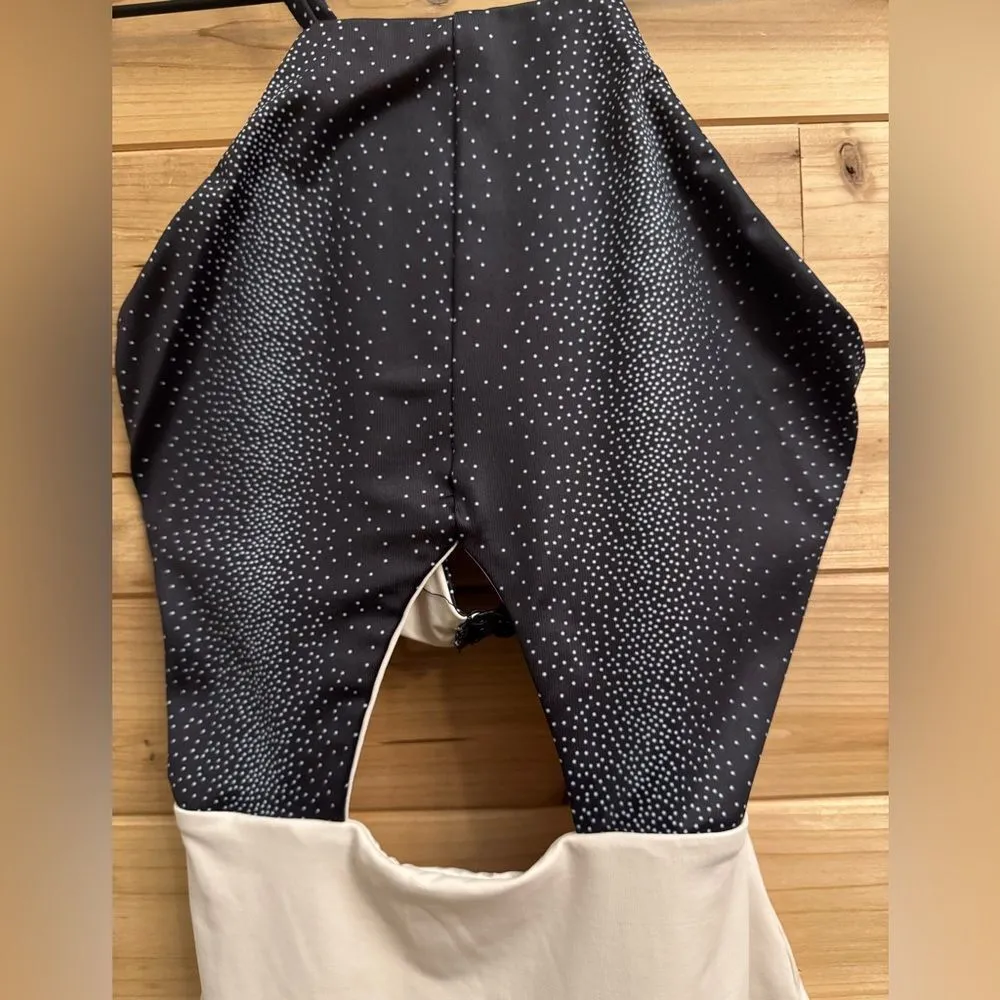 Tavik Size XSmall Lela One Piece Keyhole Halter Swimsuit Black - Image 7