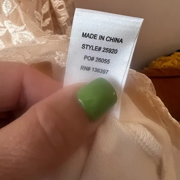 LULUS Jacqueline Champagne Floral Embroidered Backless Midi‎ Dress SIZE SMALL - Image 9