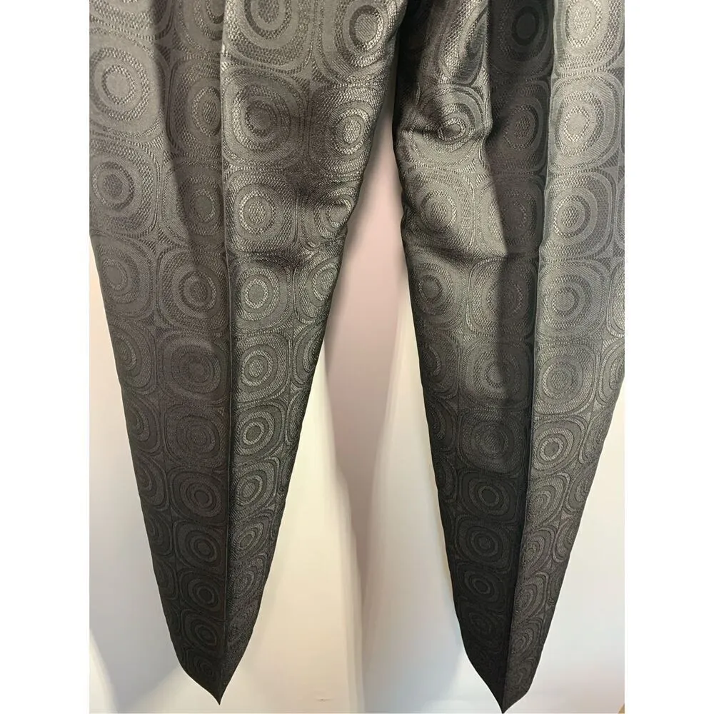 1-James Perse Women's Geometric Trouser Ankle Pants Black Size 12 NWOT - Image 5