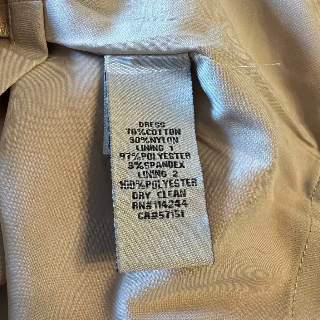 Eliza J Cap Sleeve Coral Lace Sheath Dress size 6 Short Sleeves V Neck - Image 12