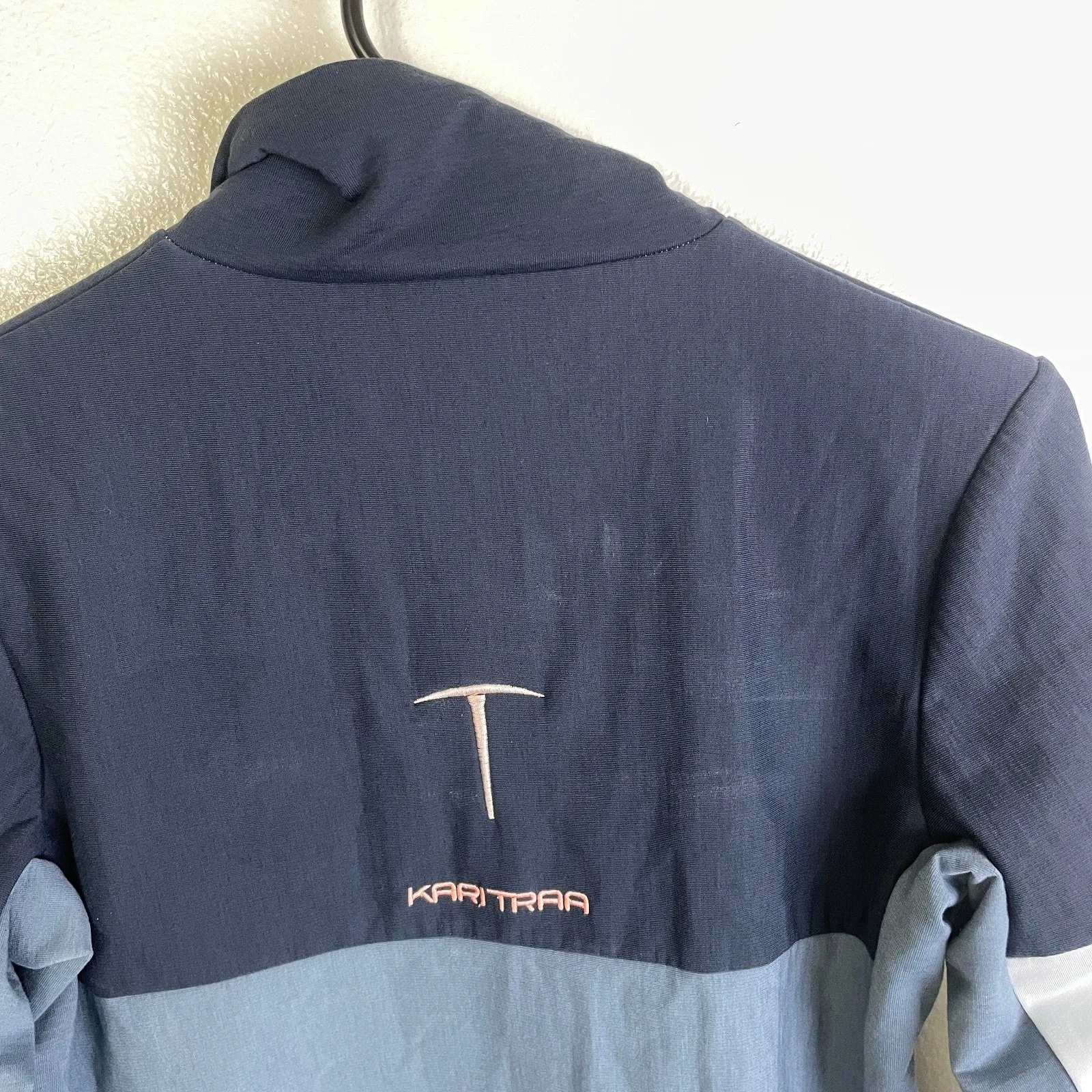 Kari Traa Jacket Womens XS Blue Full Zip Midlayer Marin Outdoors Wool Blend * - Image 8