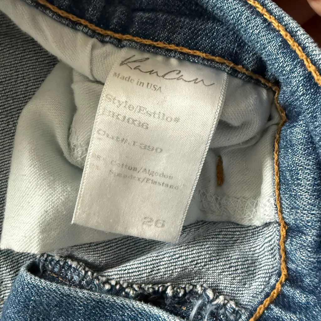 Women’s Distressed Blue Jeans Size 26 - Image 3