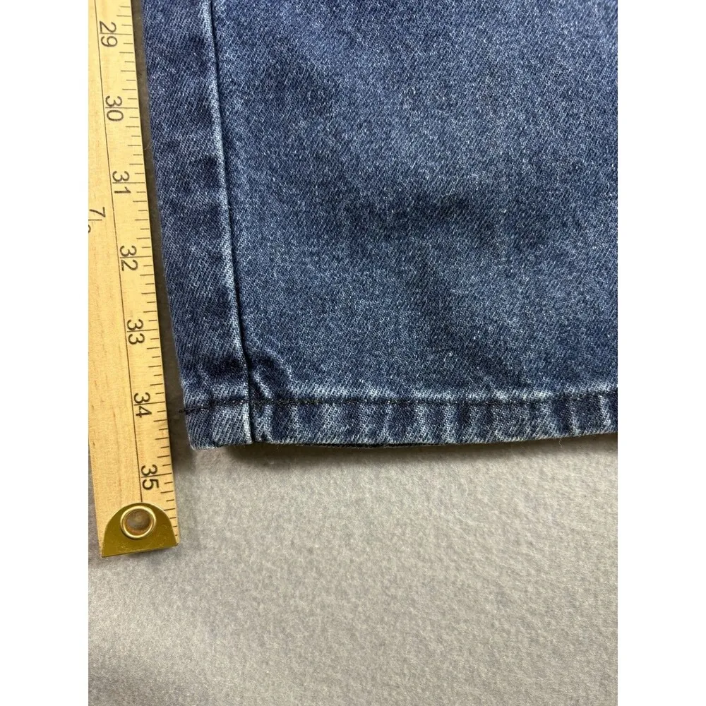 Vintage Rockies Jeans Women's 30x34 Blue Bareback Slim Long Rise 15/16 XL Size undefined - Image 7