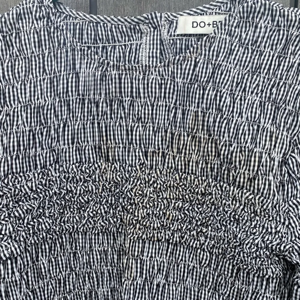 DO+BE Do +‎ Be Shirred Gingham Top - Image 3