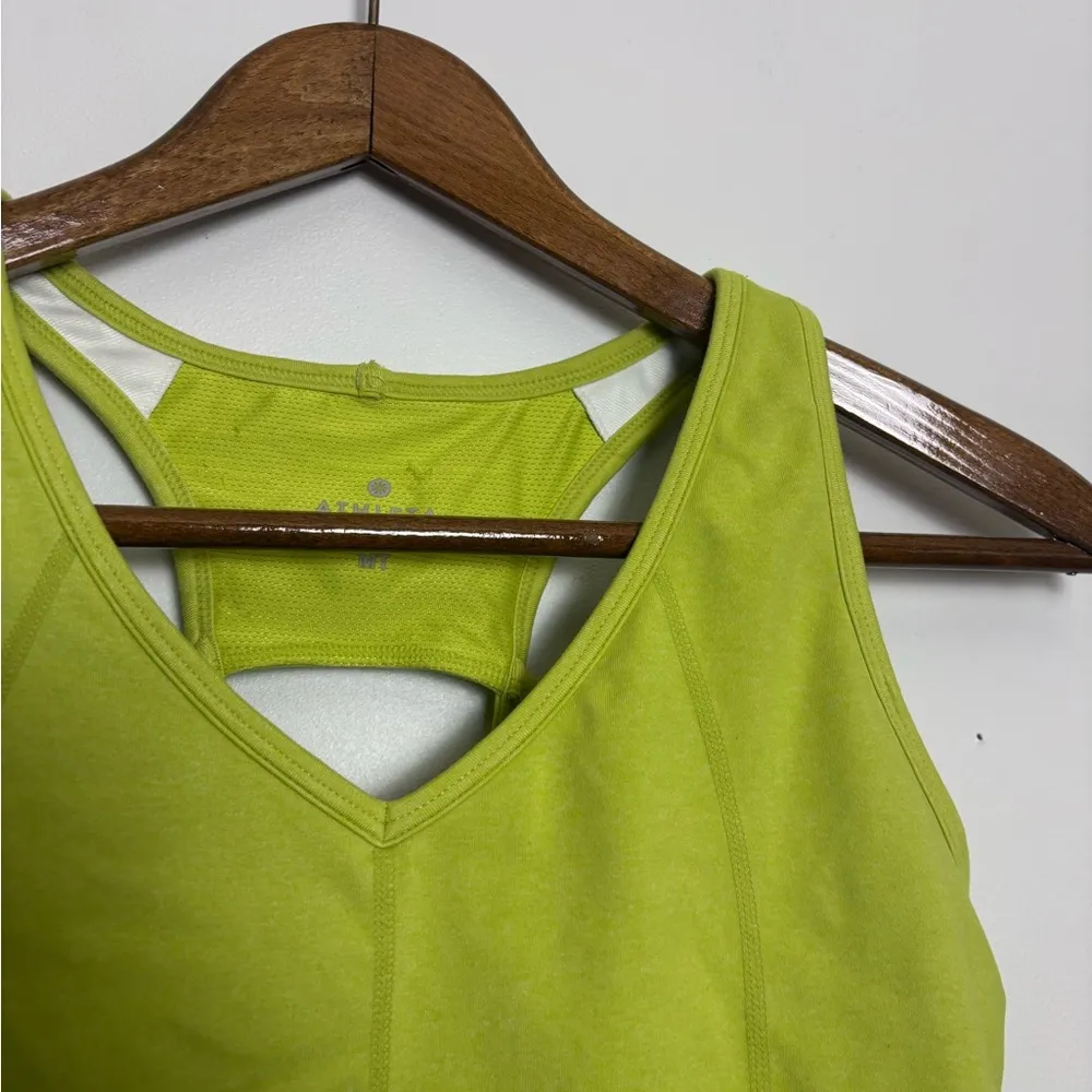 Athleta Lime Green Athletic Equator Tank Top - Image 5