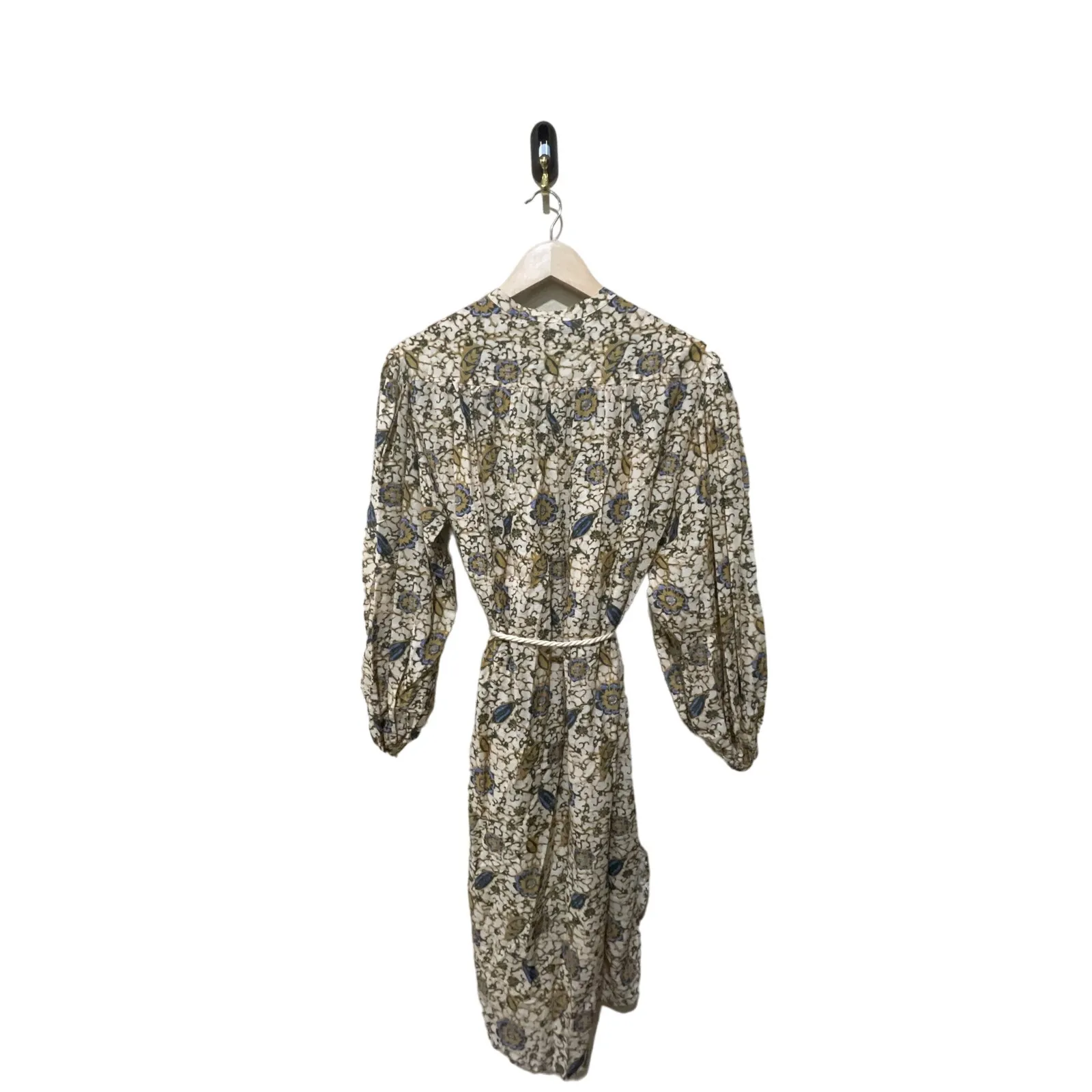 Ulla Johnson Agadir Floral Batiste Belted Coverup‎ Midi Dress Size Small - Image 7