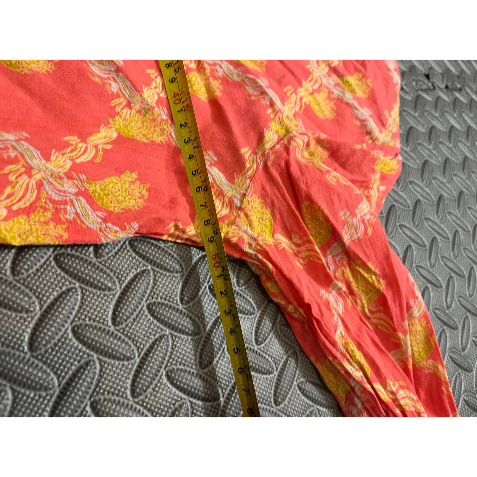 Fragnard Parfumeur Orange Red Yellow Button Dress Womens One Size‎ Anthropologie Size undefined - Image 4