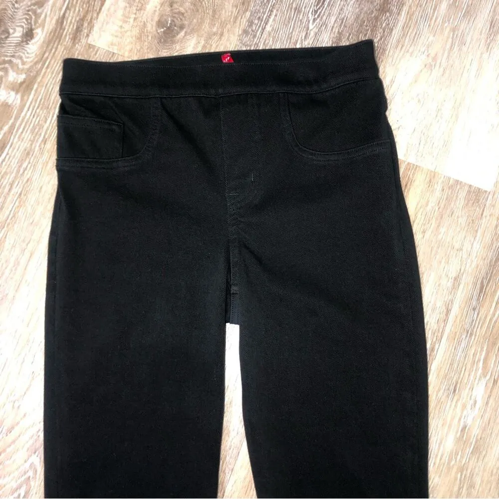 Spanx Jean-ish Legging Jeans Black Small EUC - Image 3