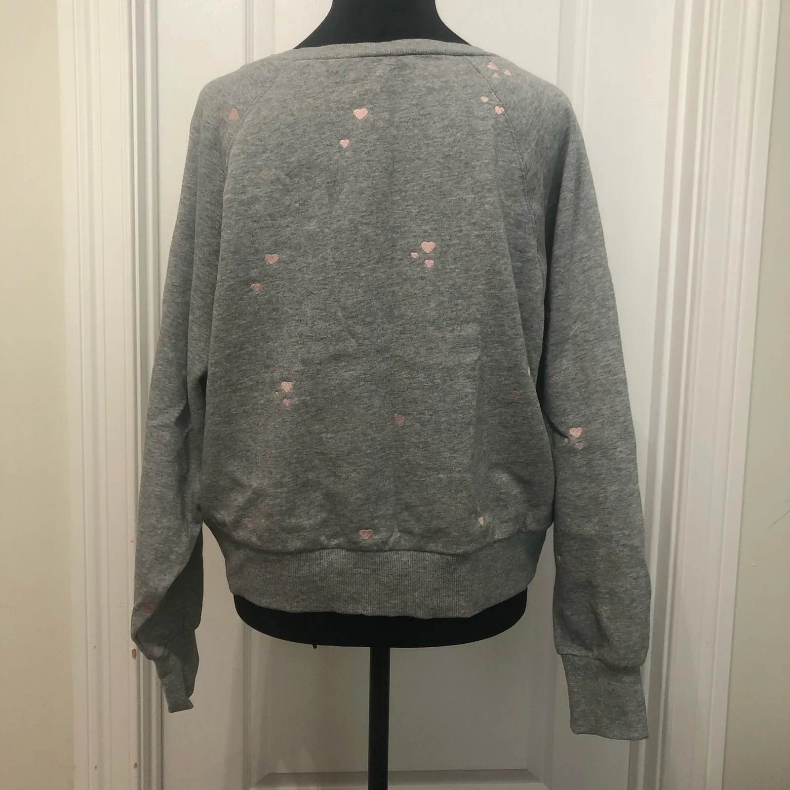 Honeydew Intimates Womens Over The Moon Sweater Sz Small Heather Gray Pullover Gray - Image 4