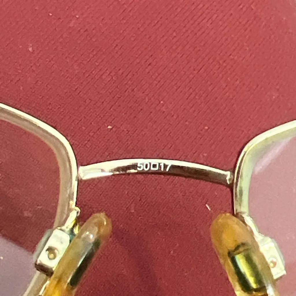 Sophia Loren Gold vintage Frame Glasses - Image 7