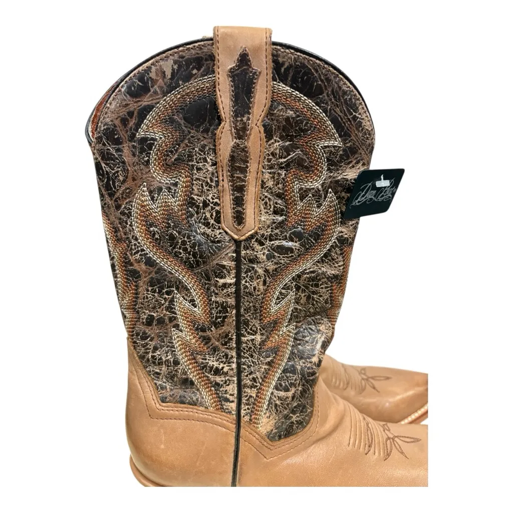 NEW Dan Post Tria Leather Western Snip Toe Leather Cowboy Boots Size 6.5 - Image 8