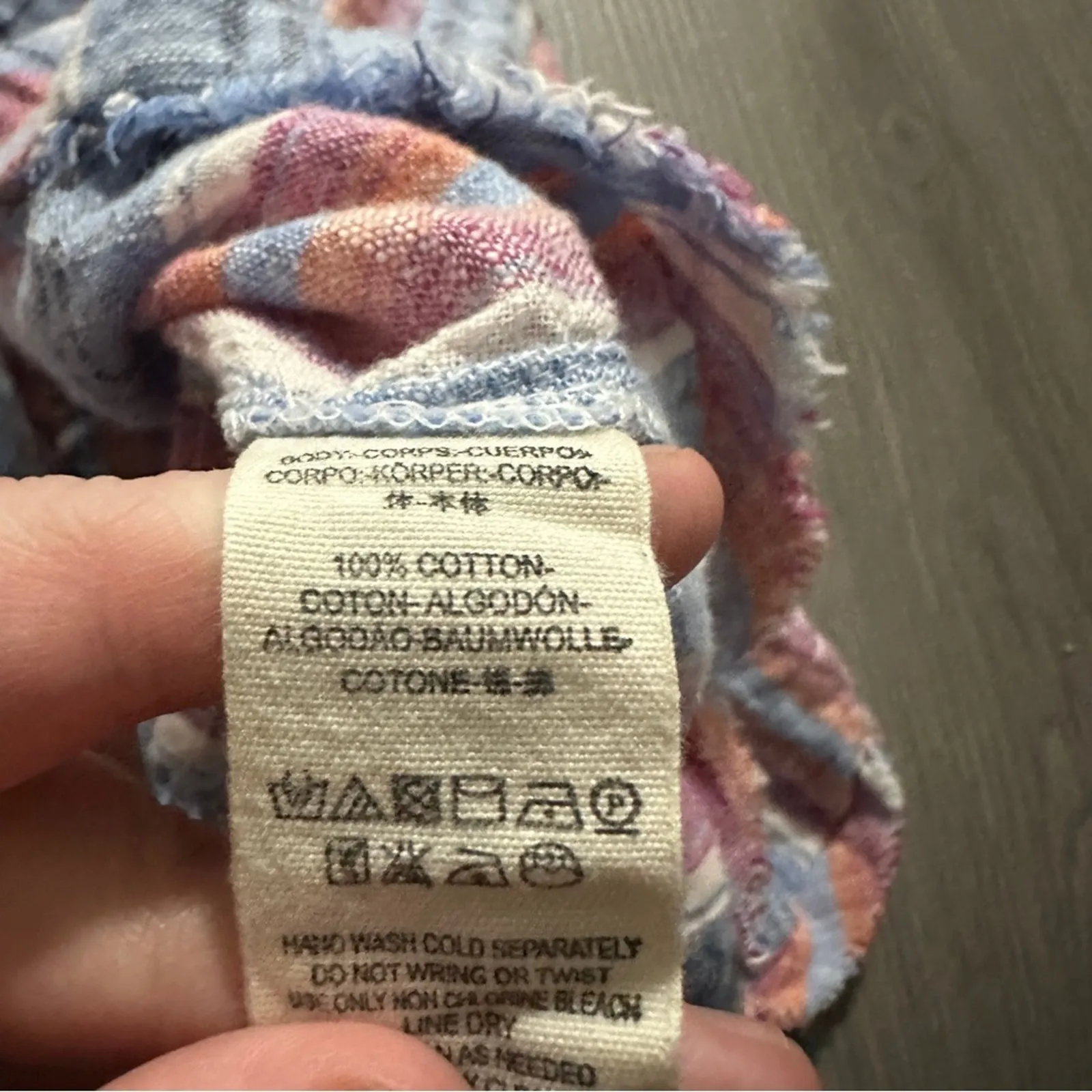 Free People Summer Nights Blue Lagoon‎ Oversized Striped Babydoll Dress Sz XS - Image 8