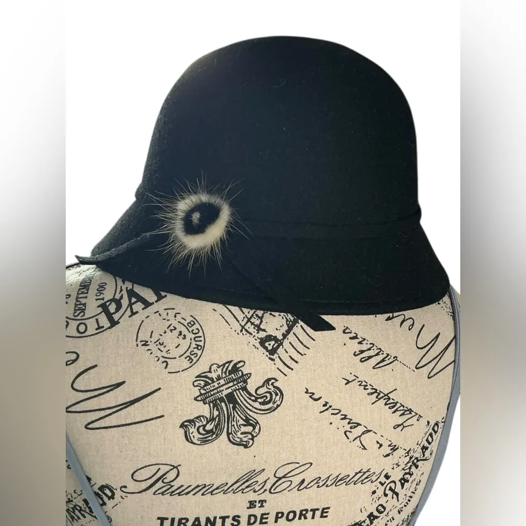 Elegant Black Women's Hat - Image 3