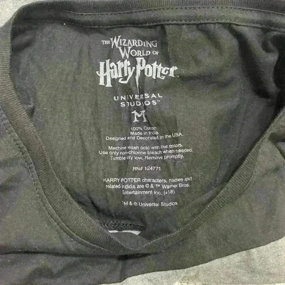 Hogwarts University Harry Potter 3/4 Sleeve T-Shirt Size Medium Wizarding World - Image 4