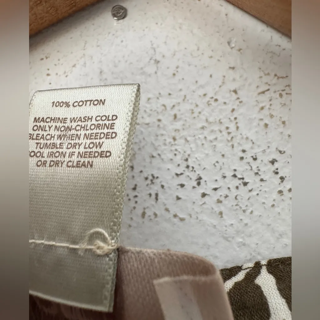 LOFT Outlet Womens‎ Top Sz L Pink Original Floral Tropical  Long Sleeve Blouse - Image 5