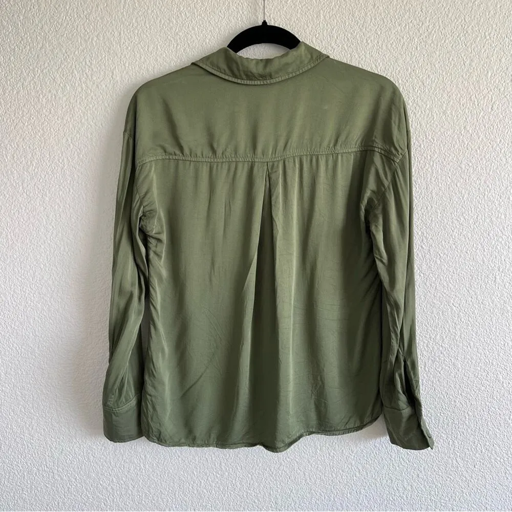 Cloth & Stone Roll-Tab Boxy Buttondown Shirt - Image 10