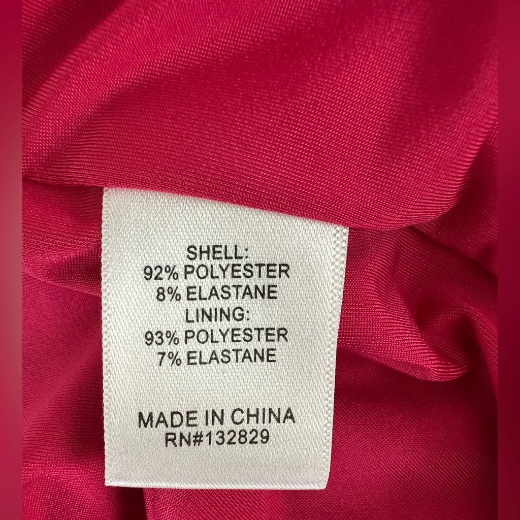 Lovers & Friends Rebel Slip Ruby Red Velvet Dress NWT size XLarge - Image 9