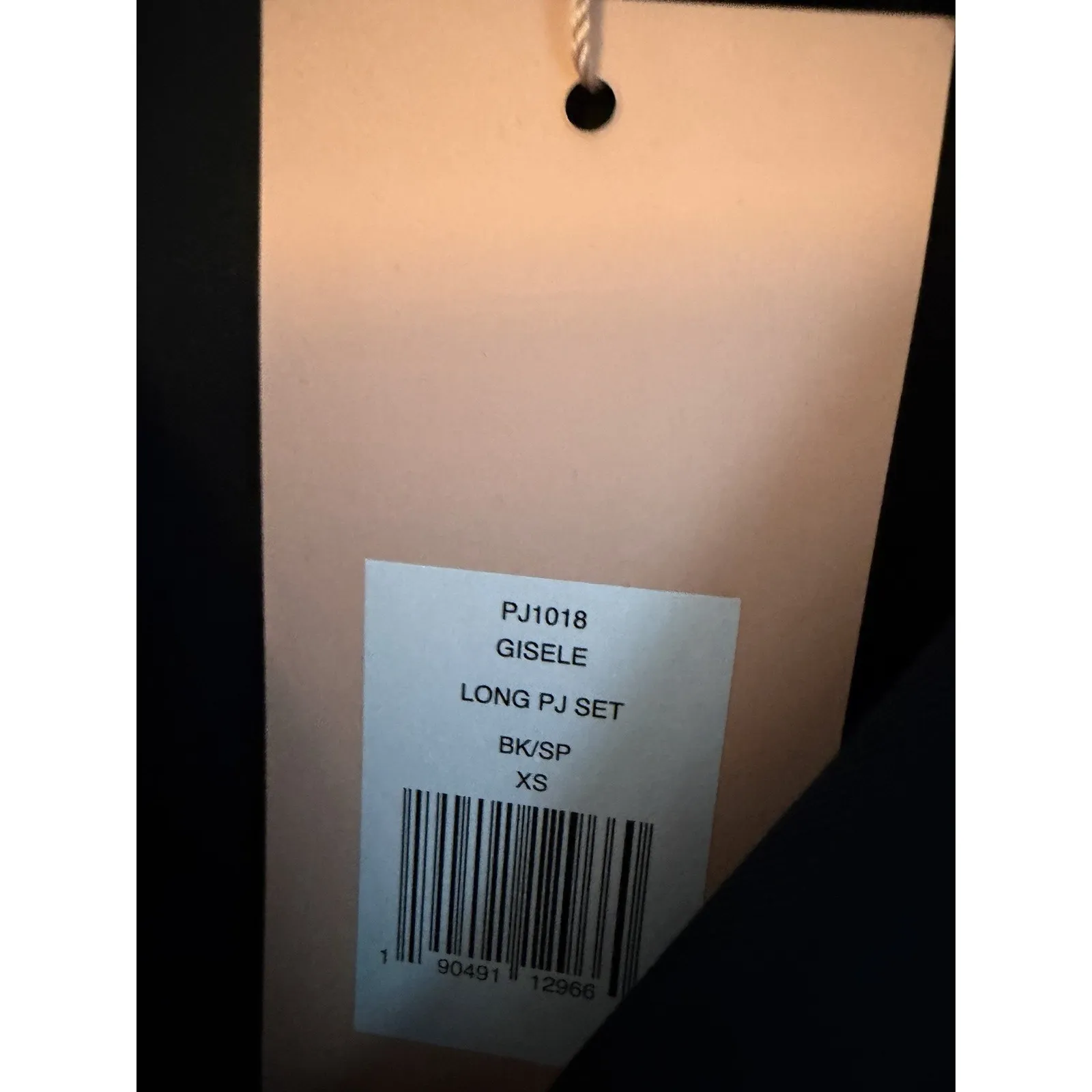 Eberjey Gisele Long PJ Set Tencel Long Pants Long Sleeve Black Sz XS NWT $168 - Image 4